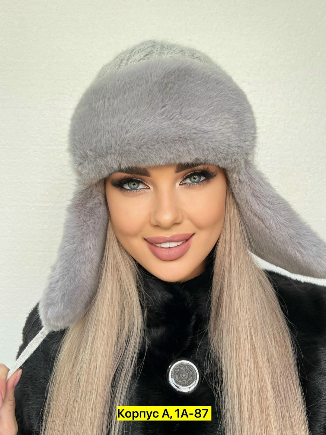 шапка-ушанка из меха норки,женская зимняя пушистая шапка ушанка из ангоры,шапка-ушанка из искусственного меха норки,шапка ушанка зимняя вязаная меховая из ангор,шапка mirca
