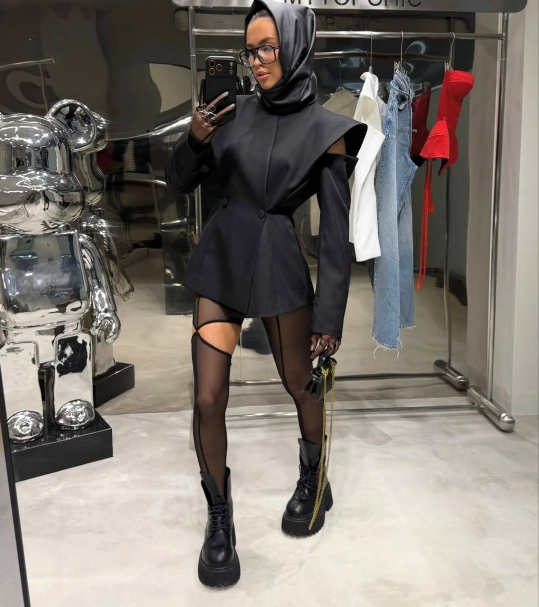 женский асимметричный блейзер twotwinstyle,женский однотонный блейзер twotwin,женский костюм,белые костюмы,элегантный наряд