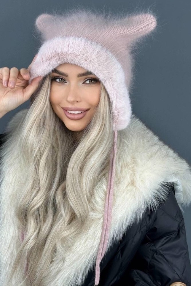 шапка с ушками,шапка чепчик с ушками на завязках,шапка с ушками зимняя hqstar,шапка чепчик ангорка с ушками,шапка с ушками на завязках hqstar 274222298