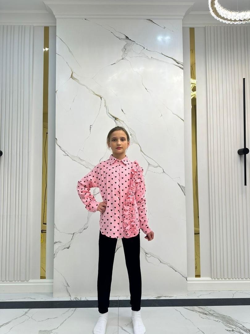 блузка школьная для девочек,блузка для девочек,блузка школьная,рубашка блузка,блузка с оборками