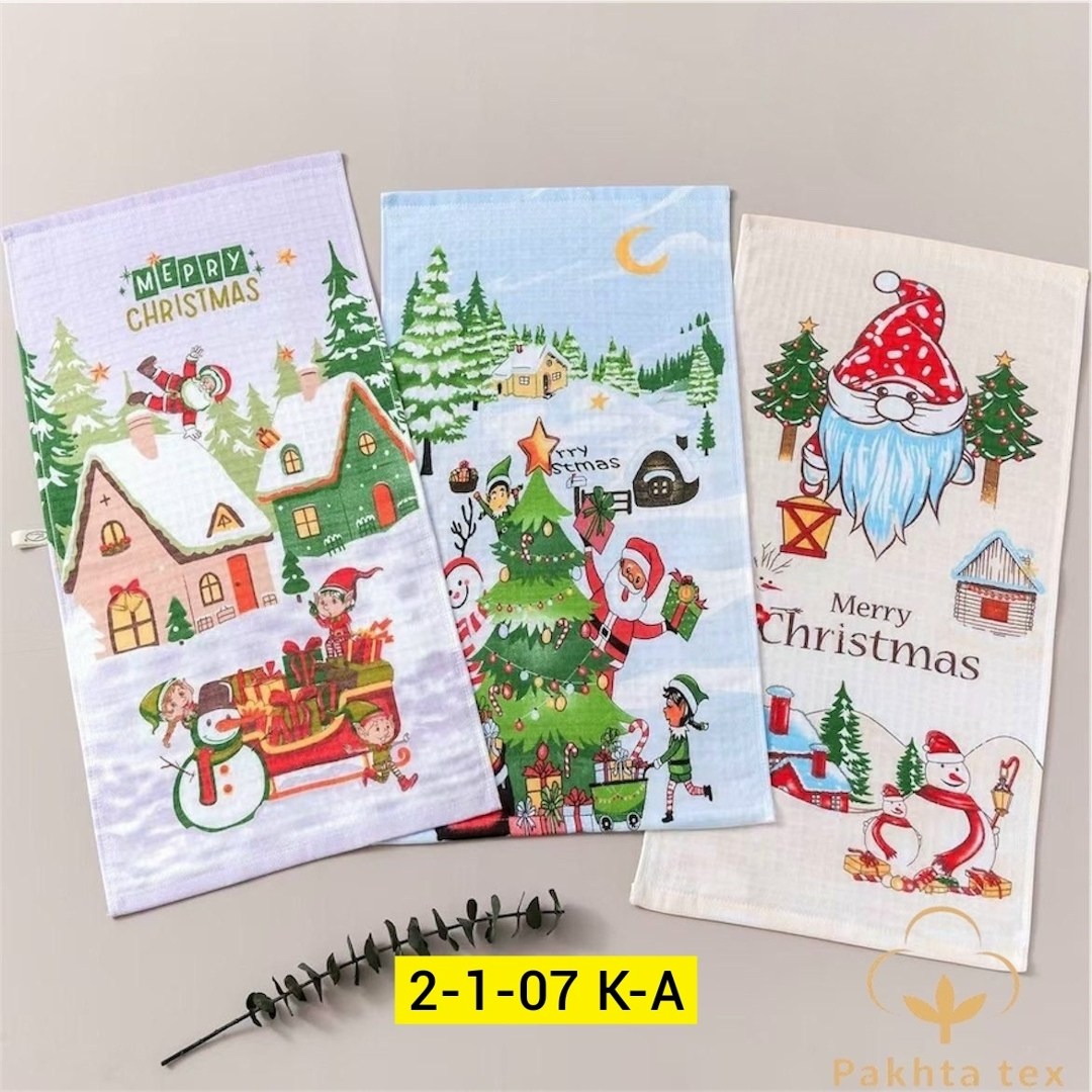 полотенце кухонное новогоднее,новогодние полотенца рогожка,новогодние полотенца,новогодние полотенца для кухни,набор кухонных полотенец вафельных