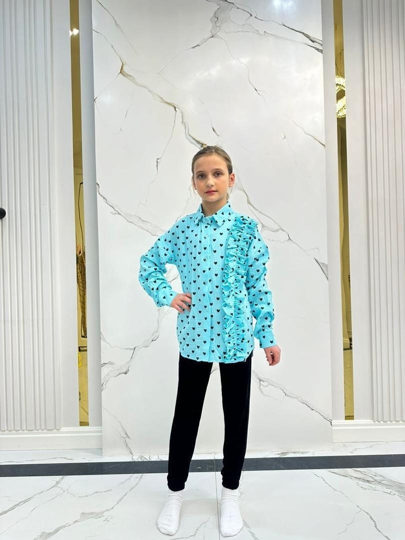 блузка школьная для девочек,блузка для девочек,блузка школьная,рубашка блузка,блузка с оборками