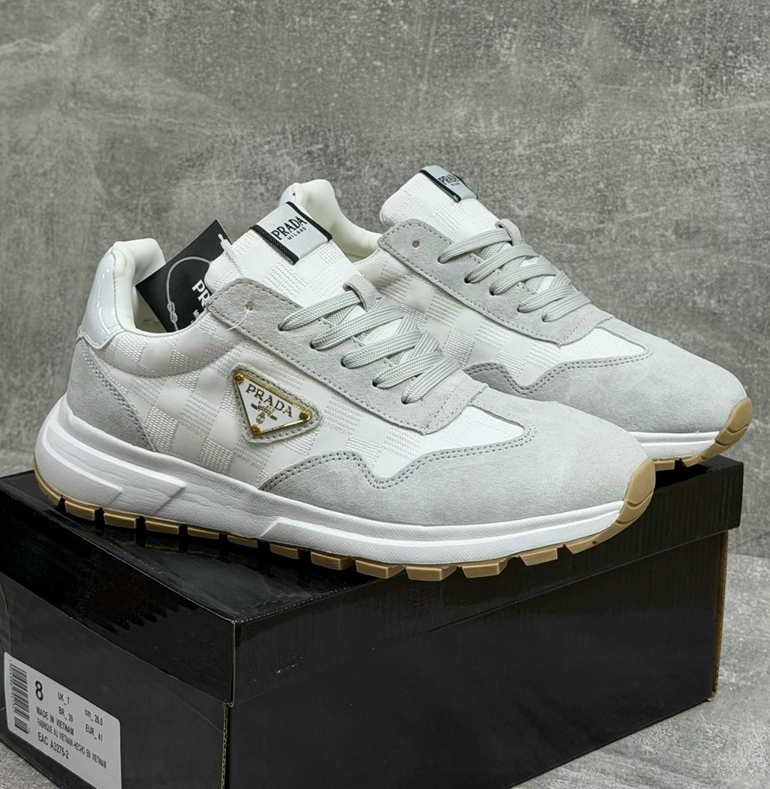 ,мужские кроссовки prada,кроссовки prada,комбинированные кроссовки prada,мужская  кроссовки