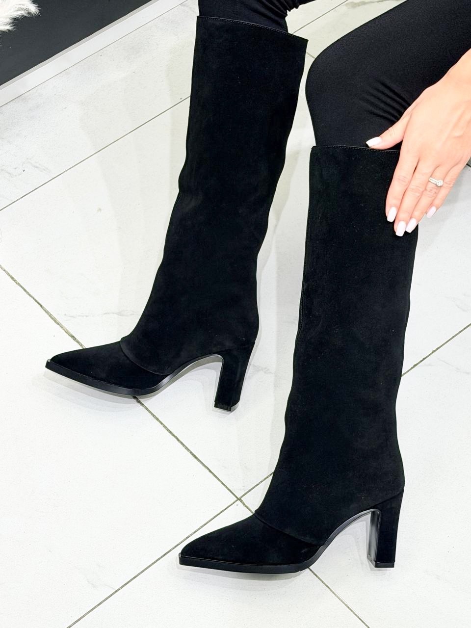 сапоги,сапоги демисезонные,сапоги женские демисезонные на каблуке gracia milani,сапоги замшевые,сапоги на каблуке замшевые