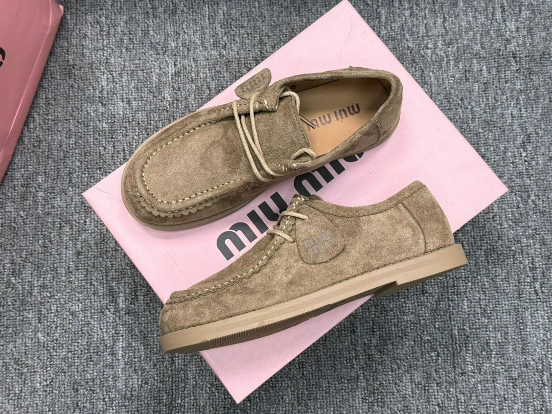 , женская,лоферы miu miu,лоферы замш,женские лоферы