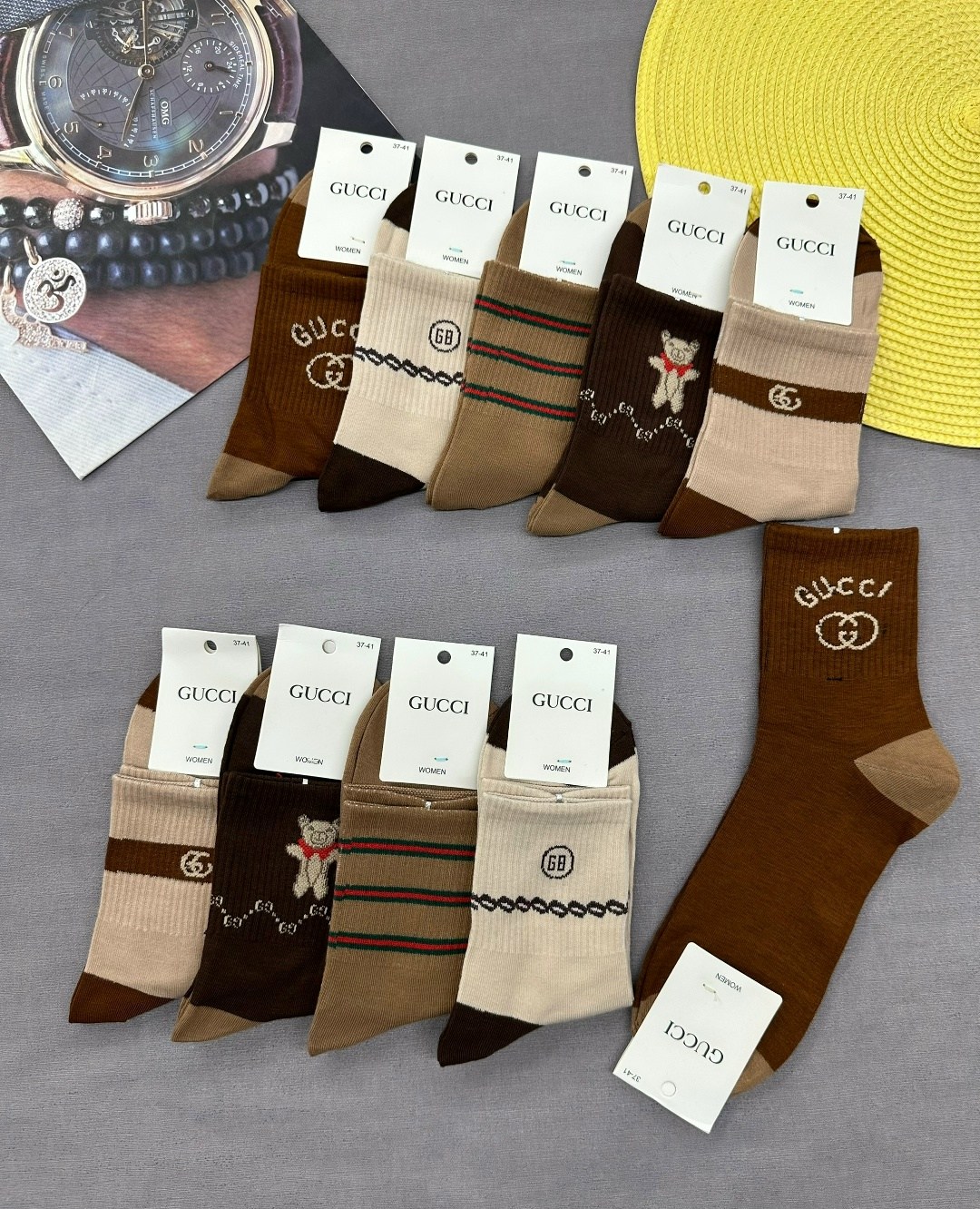 комплект носков gucci,носки женские мужские,носки мужские,носки модная,носки мода