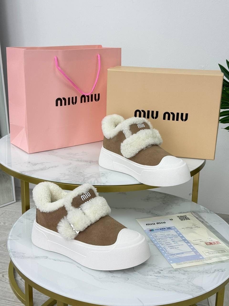 ,брендовые кеды ugg на толстой подошве с мехом,кеды miu miu женские,женские кеды,женская