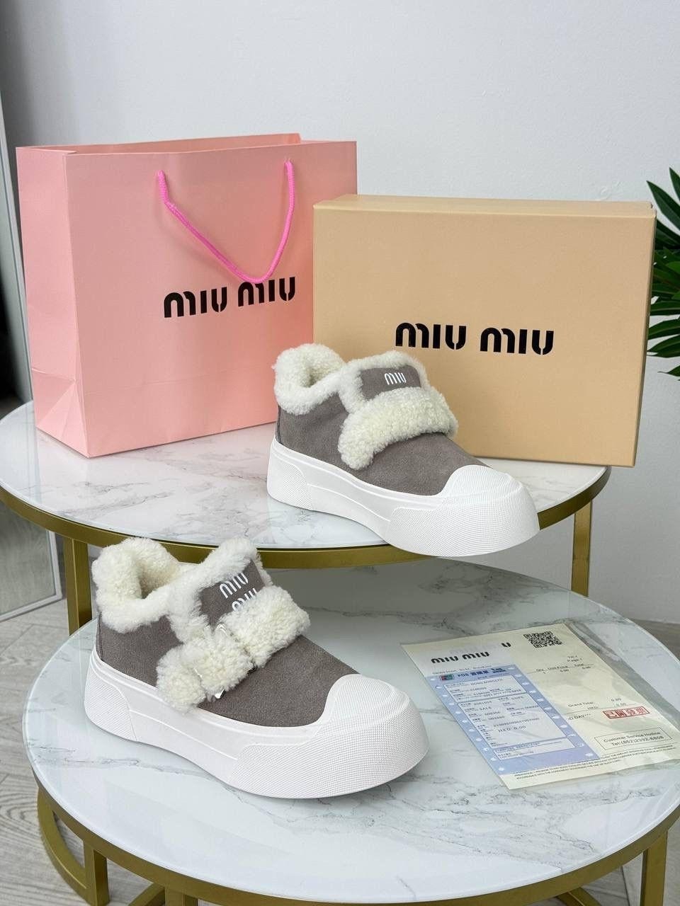 ,брендовые кеды ugg на толстой подошве с мехом,кеды miu miu женские,женские кеды,женская