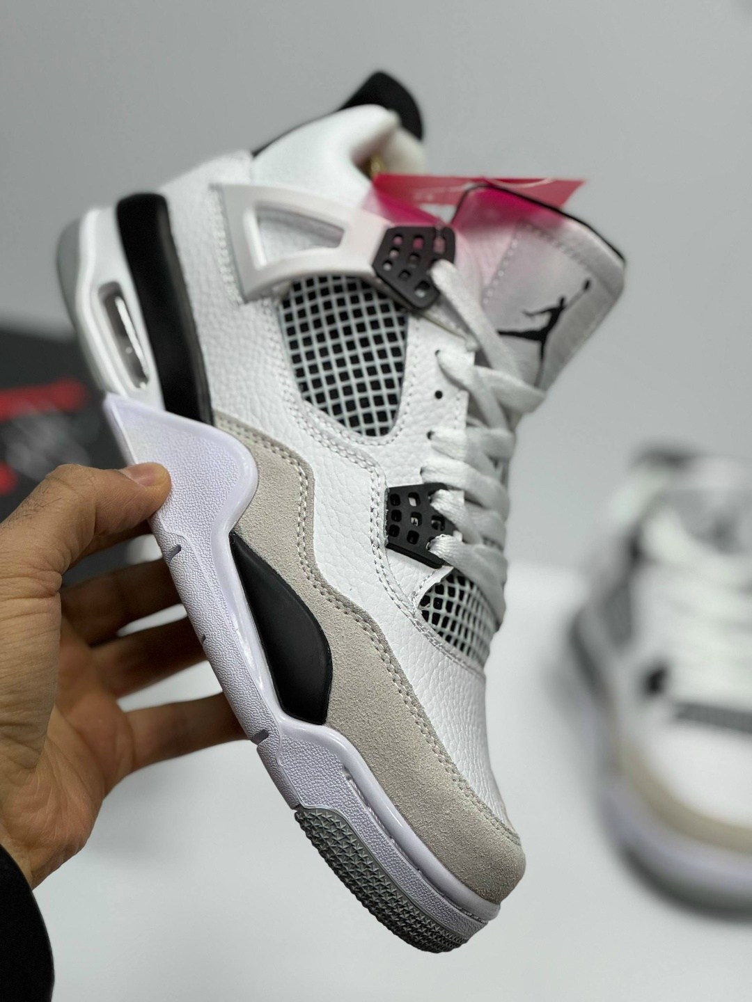 nike air jordan 4 retro 'military black',air jordan 4 military black,air jordan 4,кроссовки мужские nike air jordan 4 белый,кроссовки