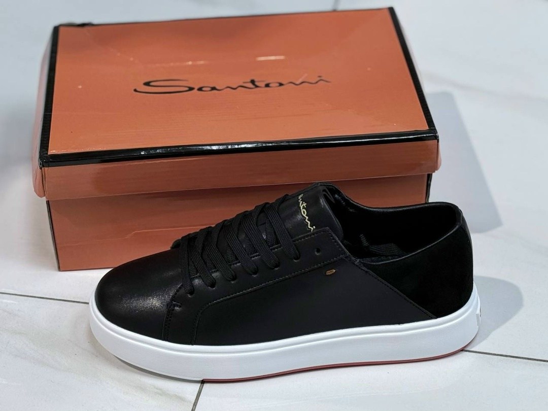 кеды мужские кожаные santoni черные premium,,santoni кеды мужские,кеды мужские кожаные,кеды santoni