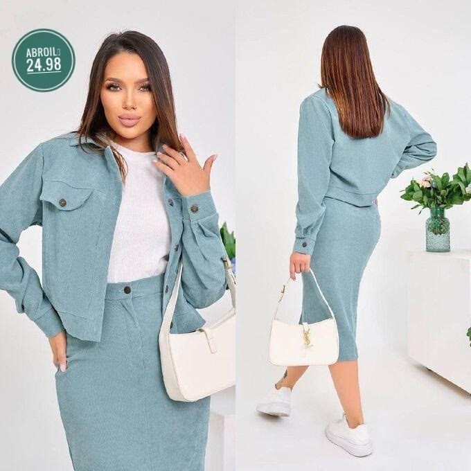 джинсовый костюм с юбкой,костюм с юбкой женский,костюм с юбкой,женский костюм,костюм двойка модный