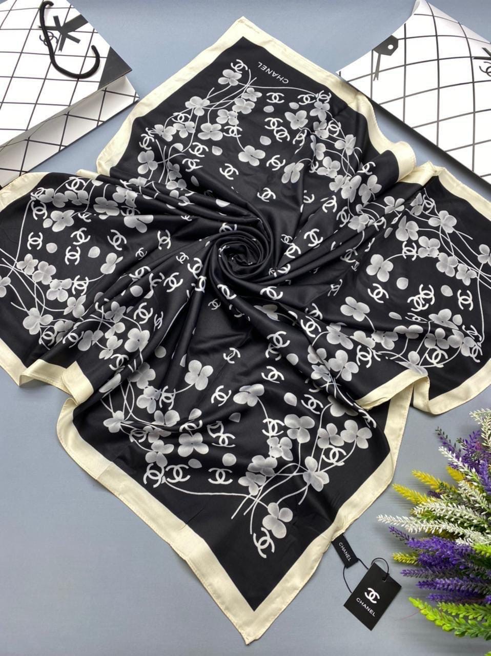 брендовый платок,шелковые платки,платок женский однотонный (100*100 см.) арт. 256233,женские платки,платок женский шелковый