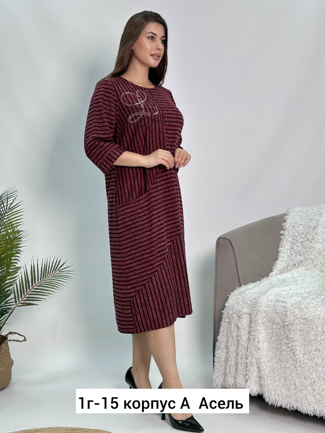 платье,платье женская,платье трикотажное в полоску бордовое ltmoda,женское платье миди,женское платье больших размеров