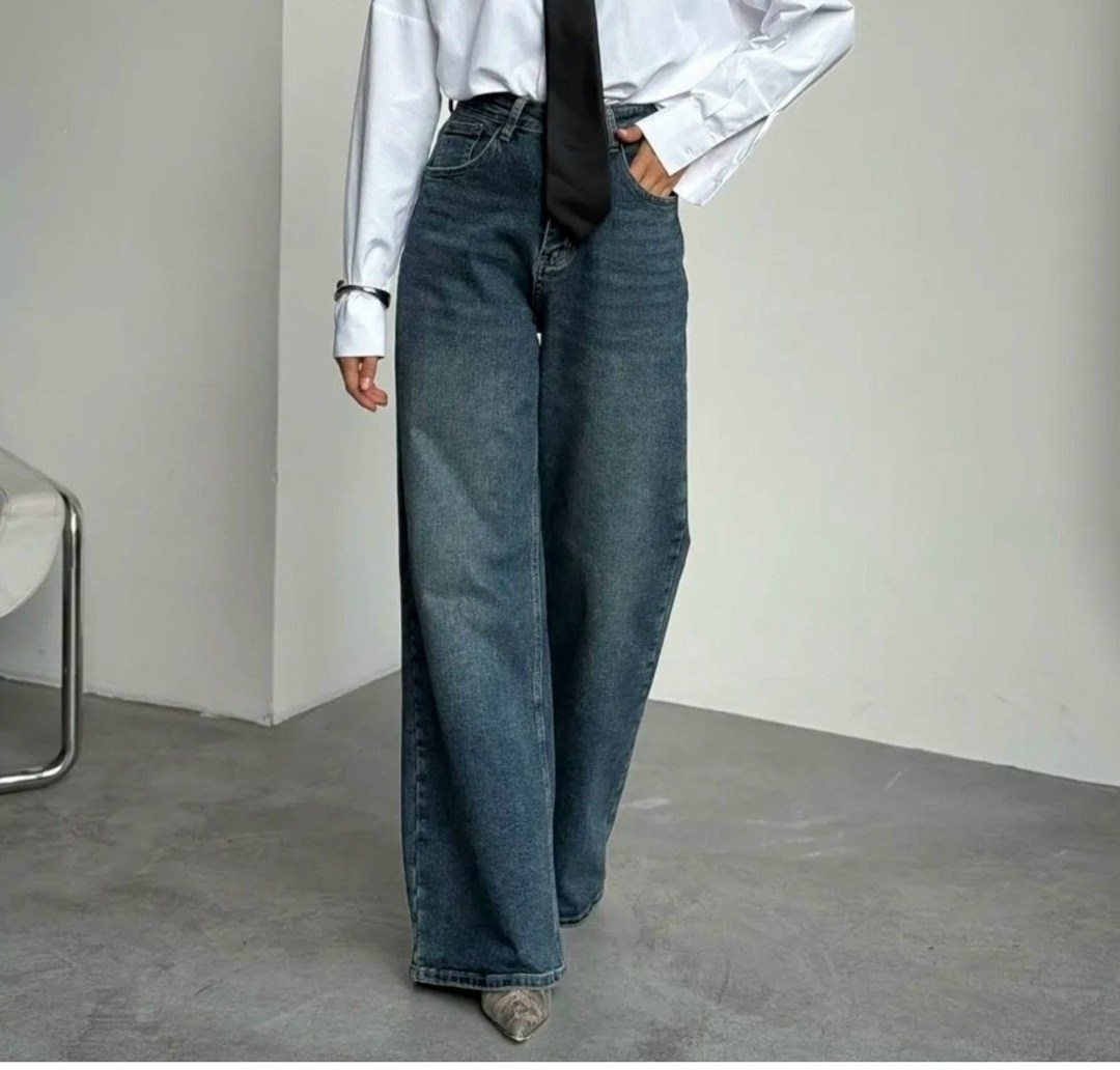 широкие джинсы,женские джинсы,джинсы женские широкие,синие джинсы широкие,джинсы