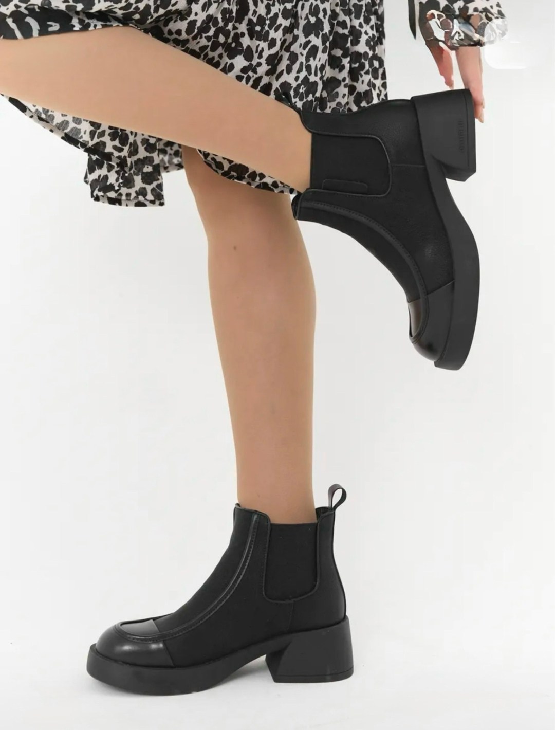 ,респект челси женские ботинки,челси на каблуке,ботильоны челси демисезонные на широком каблуке destra 31285604,женские ботинки челси