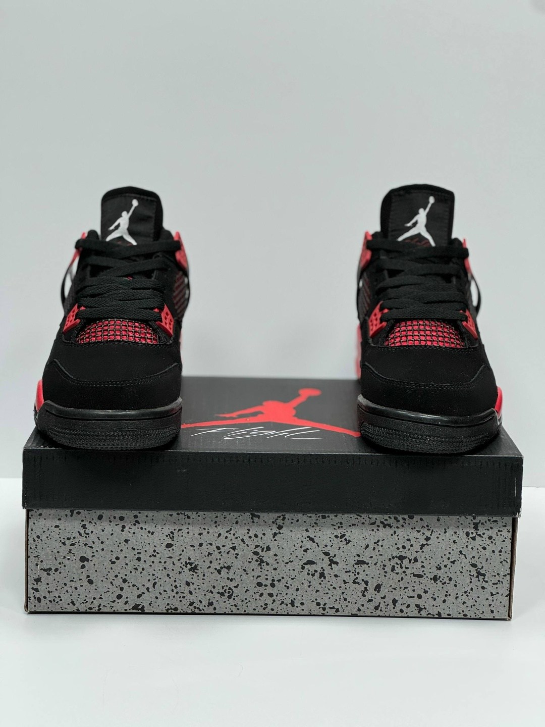 кроссовки nike air jordan 4 retro,кроссовки air jordan 4 retro,кроссовки jordan,air jordan 4 red thunder,nike air jordan retro 4 black red