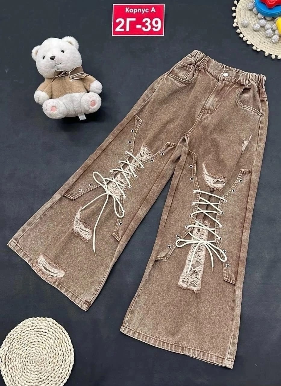 джинсы для девочек,широкие джинсы для девочек,брюки джинсы,джинсы детский,стильные джинсы