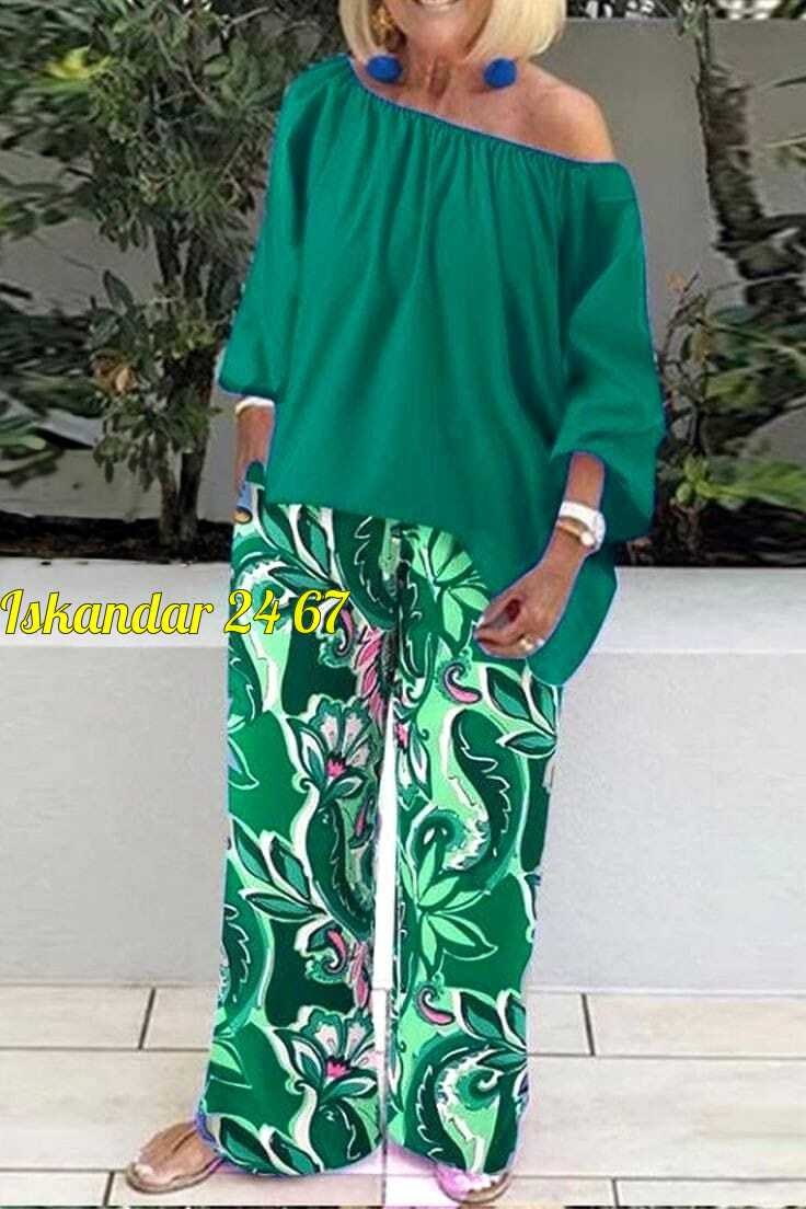 брюки с широкими штанинами,женские комплекты из блузки и брюк,брюки комплект,летние брючные костюмы,летний костюм двойка