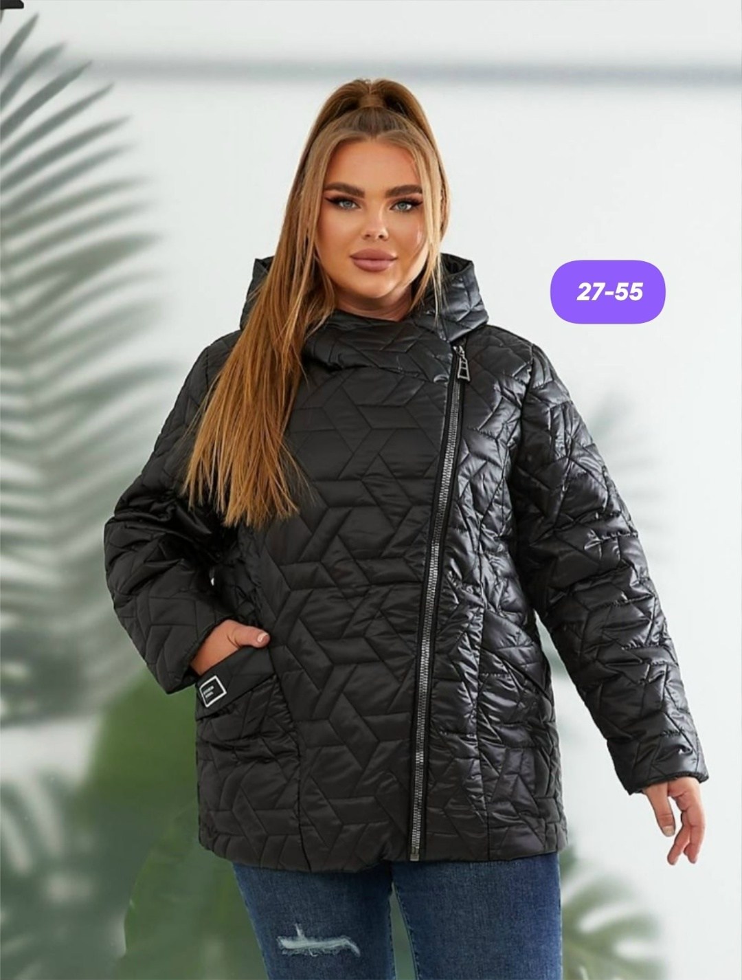 куртка женская,демисезонная куртка женская,стеганая куртка с капюшоном 64-72,куртка демисезонная,куртка