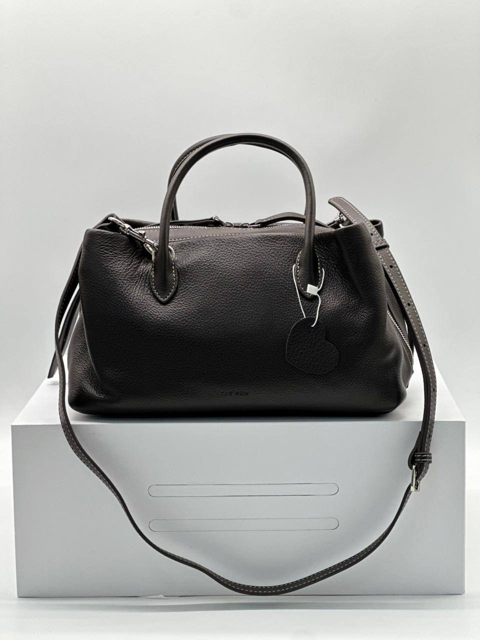 сумка,кожаная сумка,сумка женская,the row сумка,черная сумка