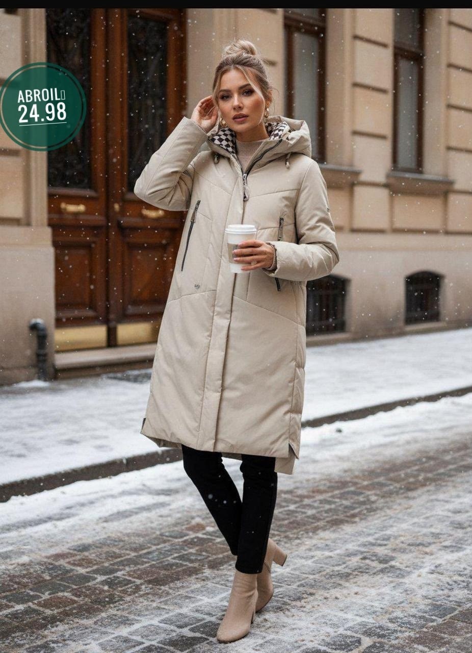 пуховик ōnne женский зимний,женский пуховик,пальто утепленное стеганное зимнее с капюшоном женское черного цвета,женский зимний пуховик,пуховик