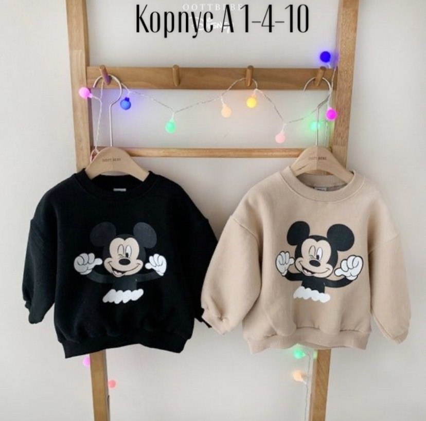 кофта микки маус детская,свитшот малышами,свитшот для мальчика и девочки,детский свитшот,толстовка для малыша