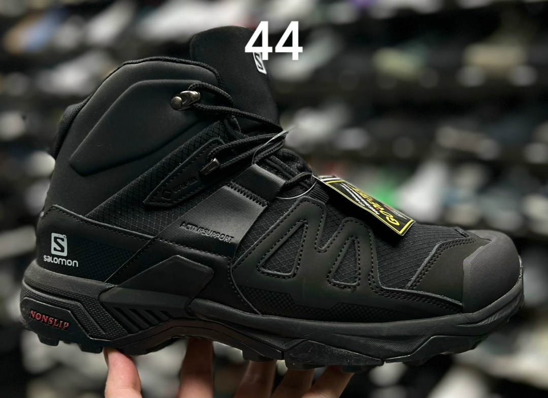 ботинки зимние salomon,ботинки мужские salomon x ultra 4 mid gtx,кроссовки зимние salomon,ботинки salomon,походные ботинки x ultra 4 mid gore-tex мужские salomon черный