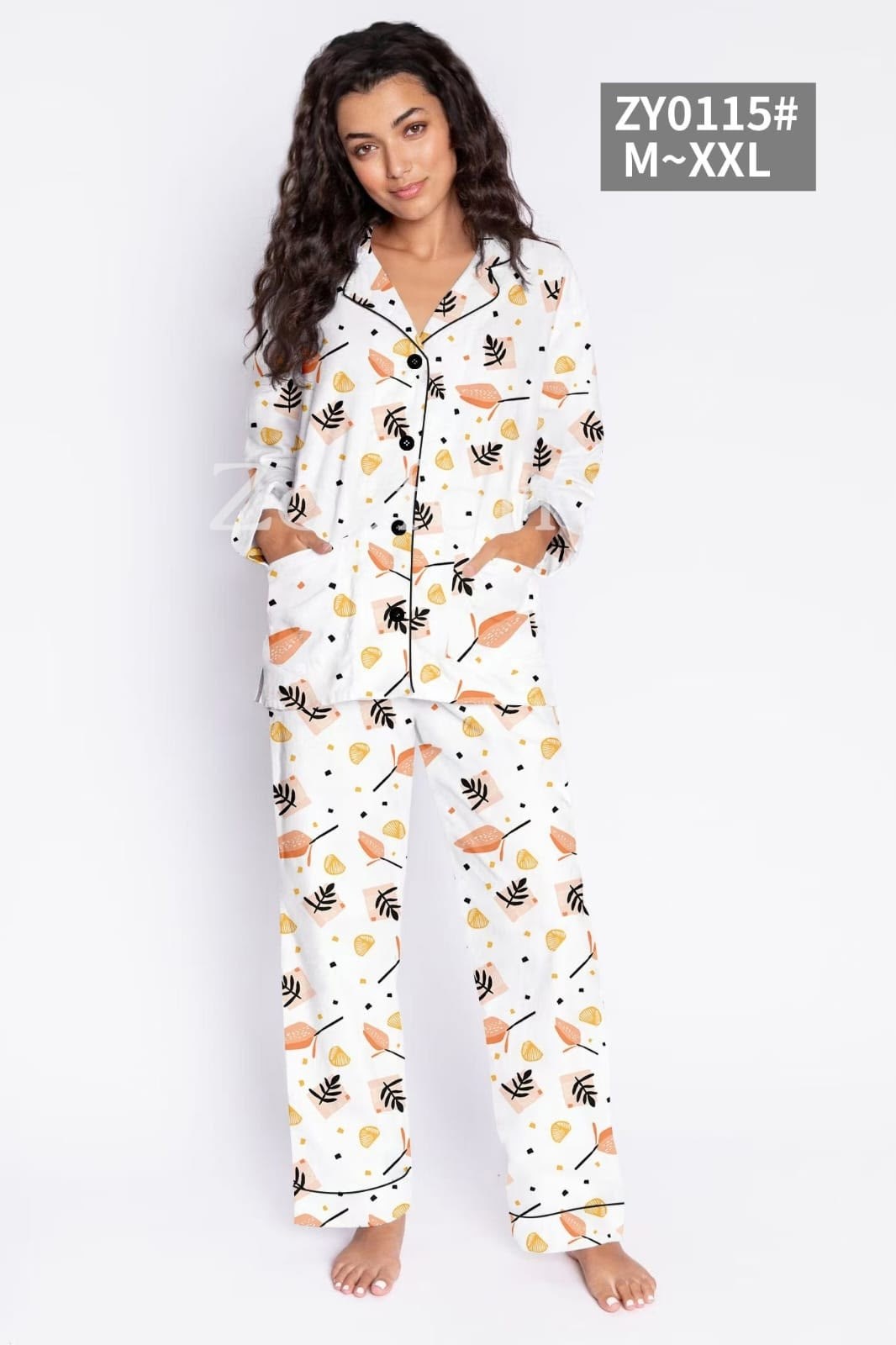 пижама женская (рубашка, брюки) kaftan "котики" розовая,пижамы женски,пижама,женская пижама,пижама женская комплект