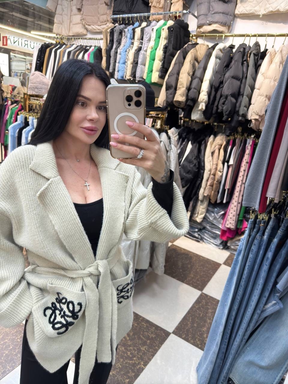 кардиган,стильный кардиган,вязаный кардиган,кардиган loewe,вяжем кардиган