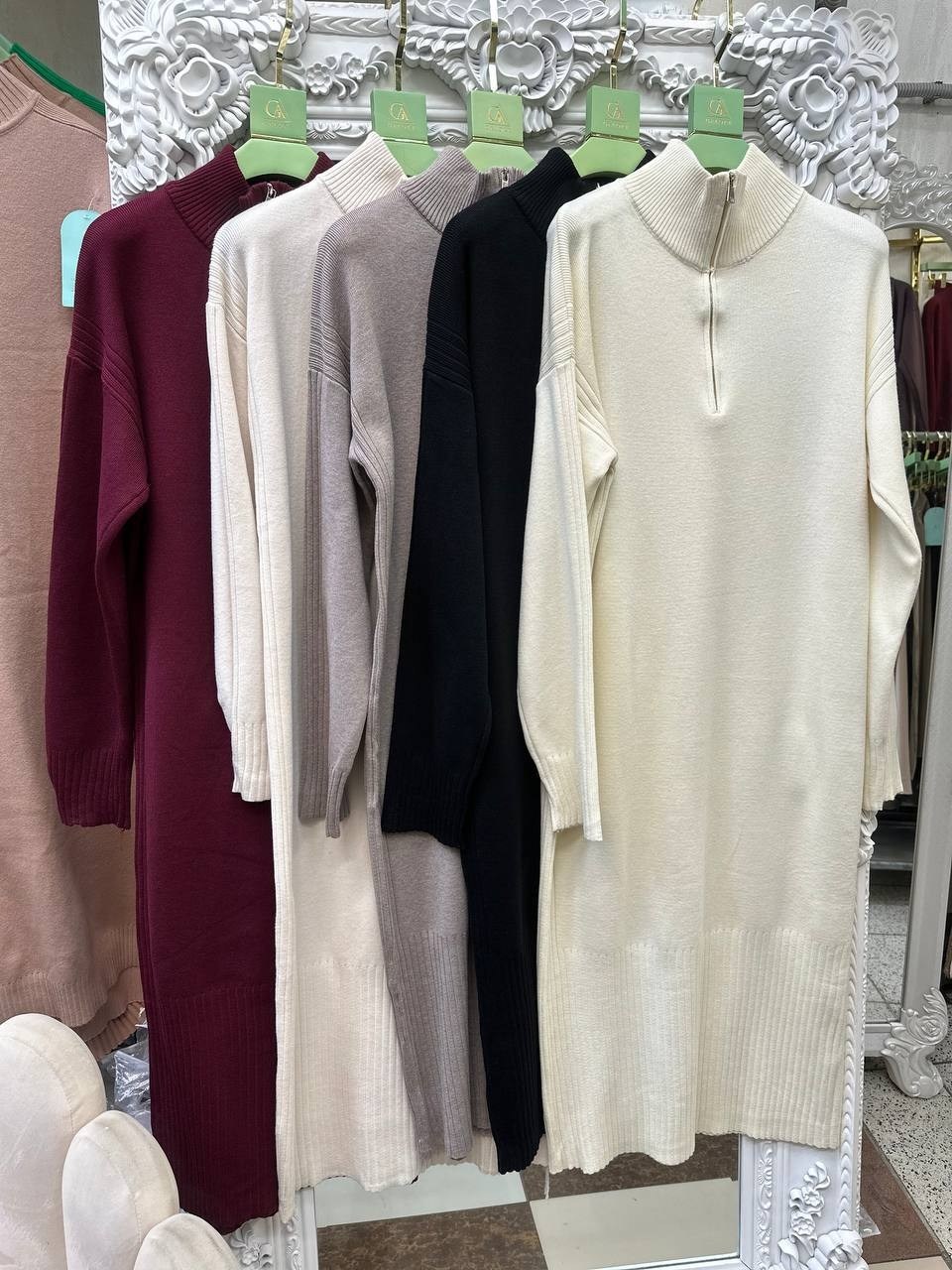 платье свитер вязаное теплое с горлом lialinni,платье свитер вязаное теплое lulla 261897972,платье вязаное,платье вязаное бежевое,женское платье