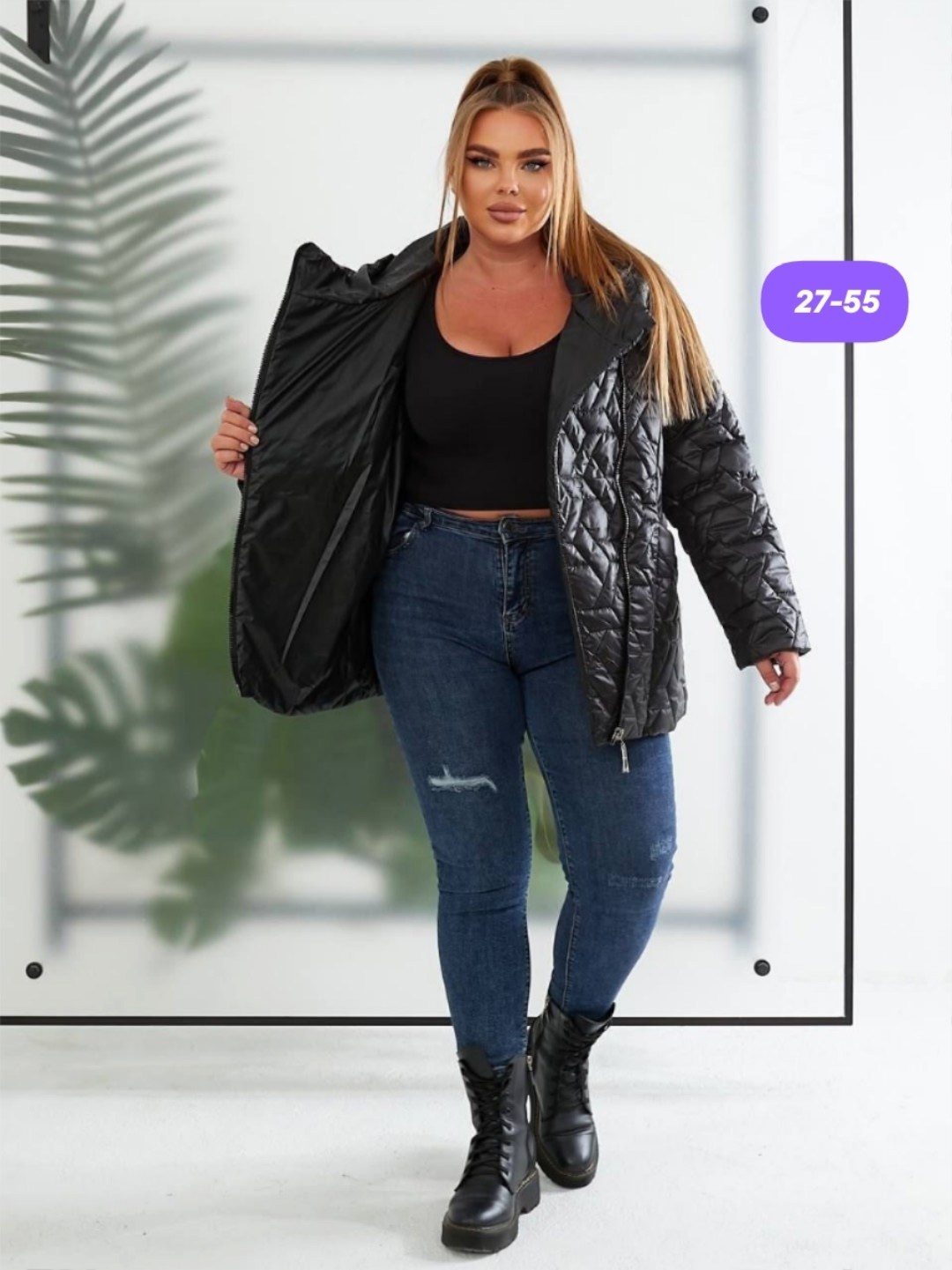 куртка женская,демисезонная куртка женская,стеганая куртка с капюшоном 64-72,куртка демисезонная,куртка