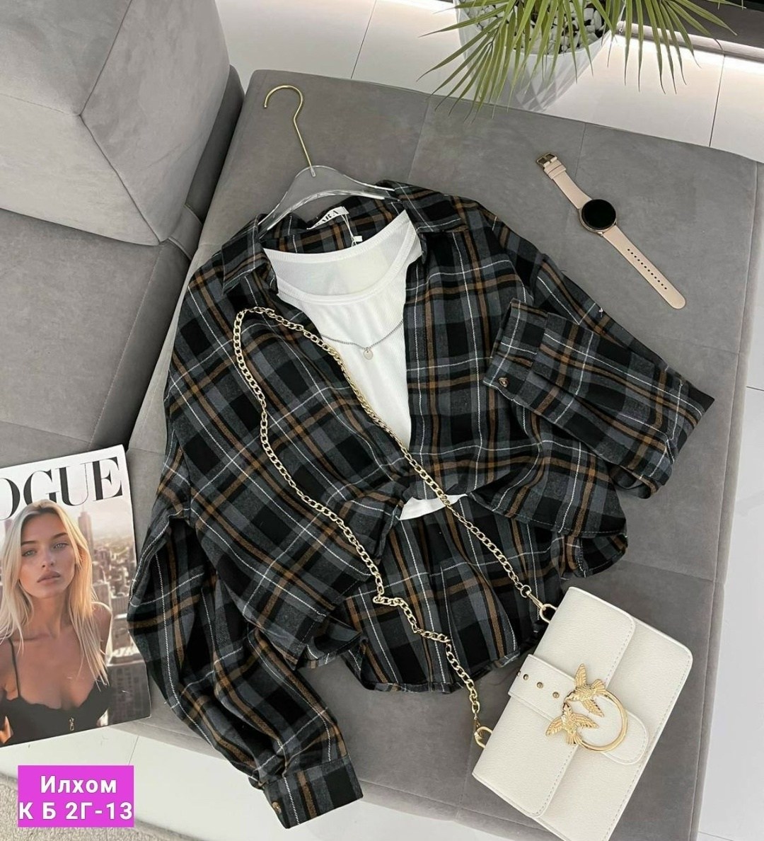 рубашка в клетку оверсайз bl brand,женская рубашка в клетку,женская рубашка оверсайз в клетку,рубашка женская в клетку оверсайз lipsi,рубашка в клетку женская арт.494445