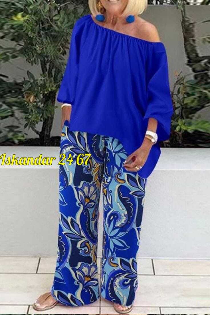 брюки с широкими штанинами,женские комплекты из блузки и брюк,брюки комплект,летние брючные костюмы,летний костюм двойка