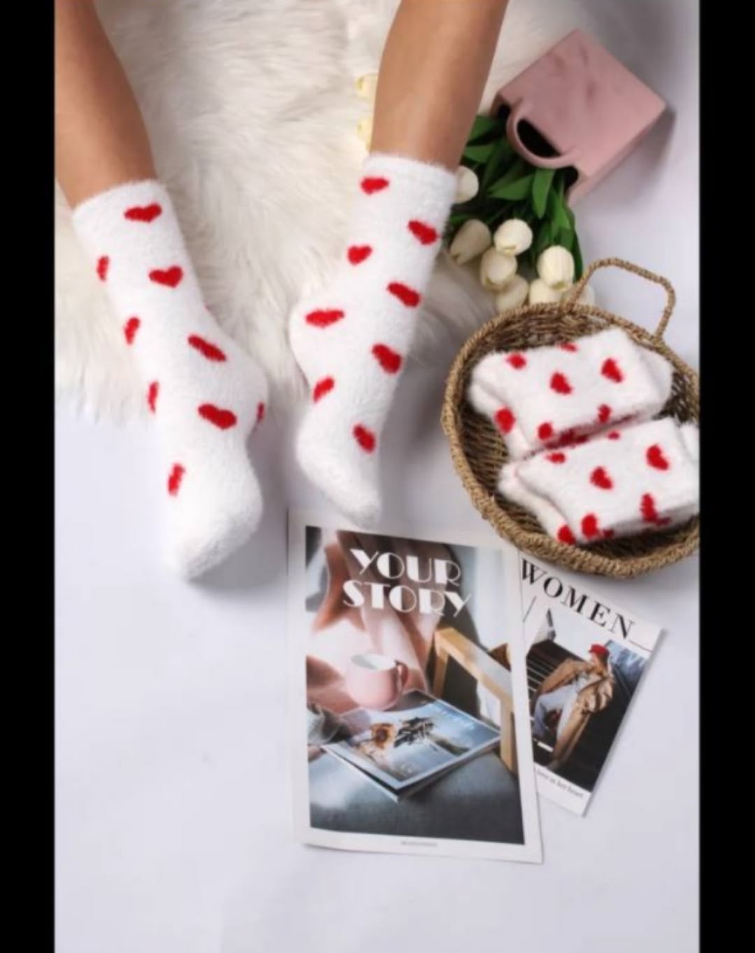 носки с сердечками,носки хлопковые,носочки с сердечками,милые носки