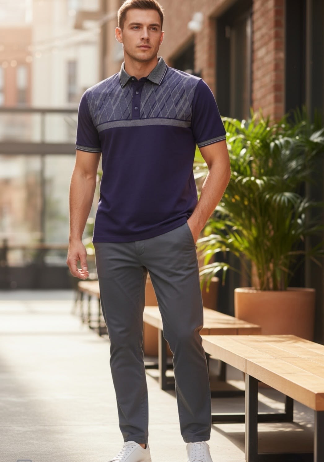 поло caporicco 8817 gri,мужская рубашка поло,поло,мужская мода,поло мужское