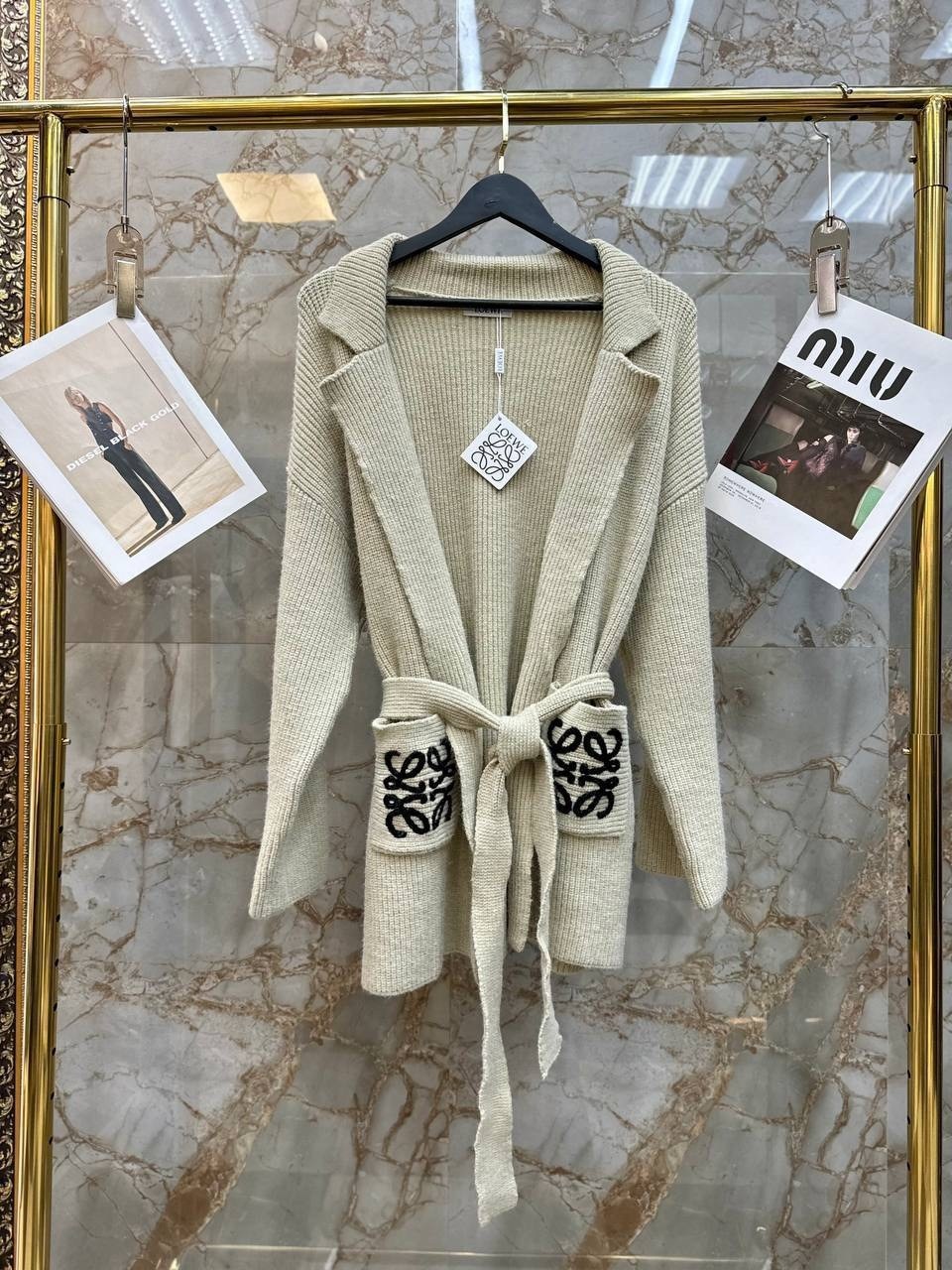 кардиган,стильный кардиган,вязаный кардиган,кардиган loewe,вяжем кардиган