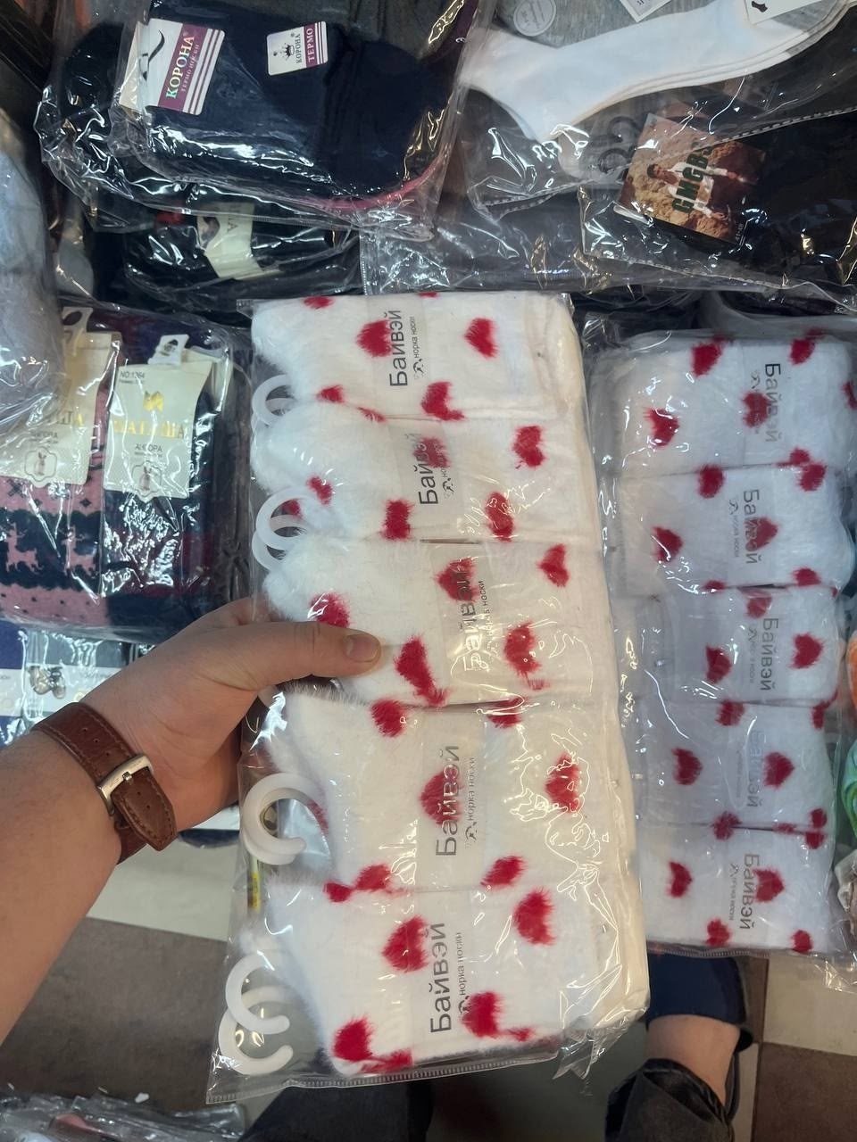 носки с сердечками,носки хлопковые,носочки с сердечками,милые носки