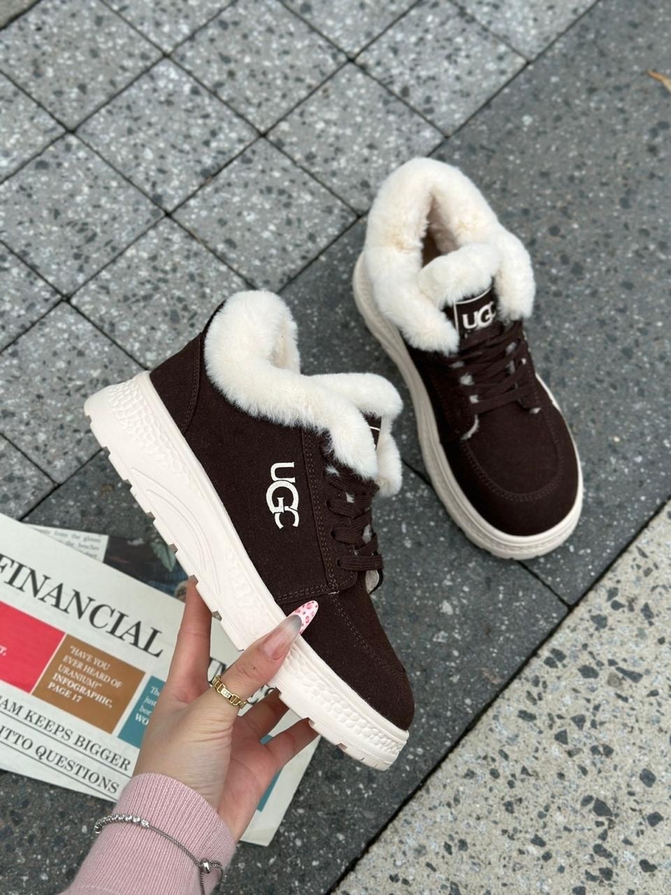 кроссовки женские зимние меховые на шнурках черные угг ugg sofia alexs,,ugg кроссовки зимние,зимние кеды ugg женские, зимняя
