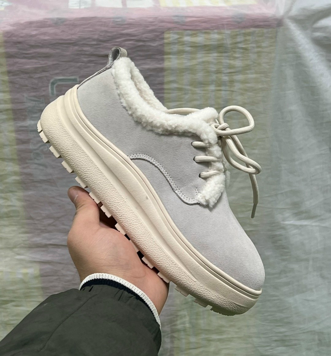 ботинки зимние с мехом низкие на платформе vm shops,,ботинки зимние с мехом низкие на платформе,женская ,полуботинки с мехом