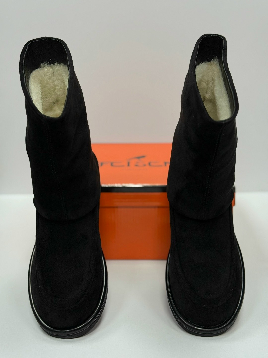 сапоги hermes,сапоги,замшевые зимние угги юничел,женские замшевые сапоги hermes premium black,женские сапоги