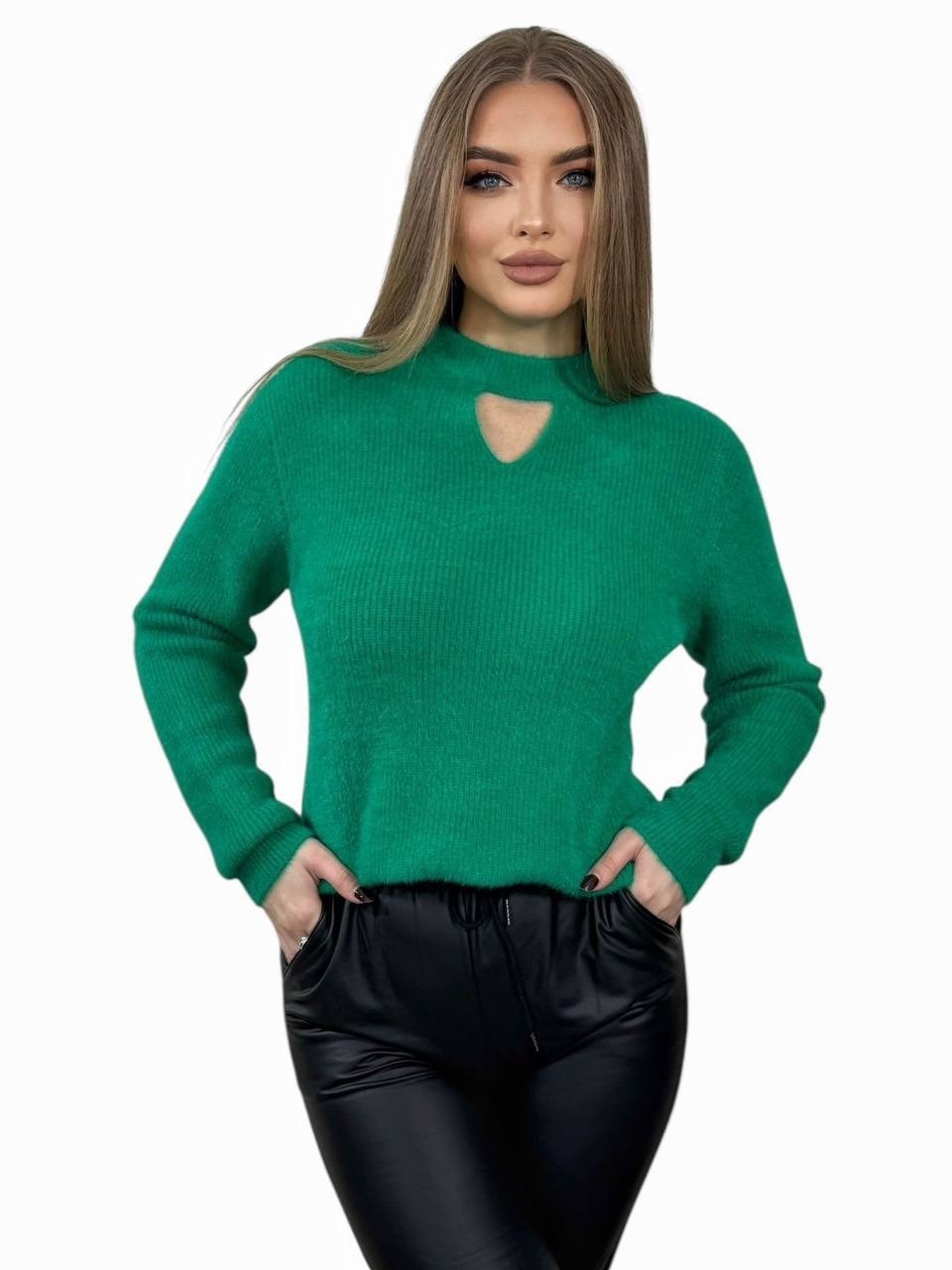 кофта женская,свитера женские,свитер женский зеленый,женские джемпера,джемпер женский зеленый