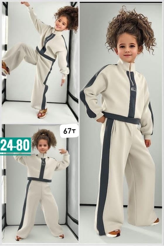 детский костюм из футера,,детская мода,костюм для девочек спортивный,костюм двойка детский
