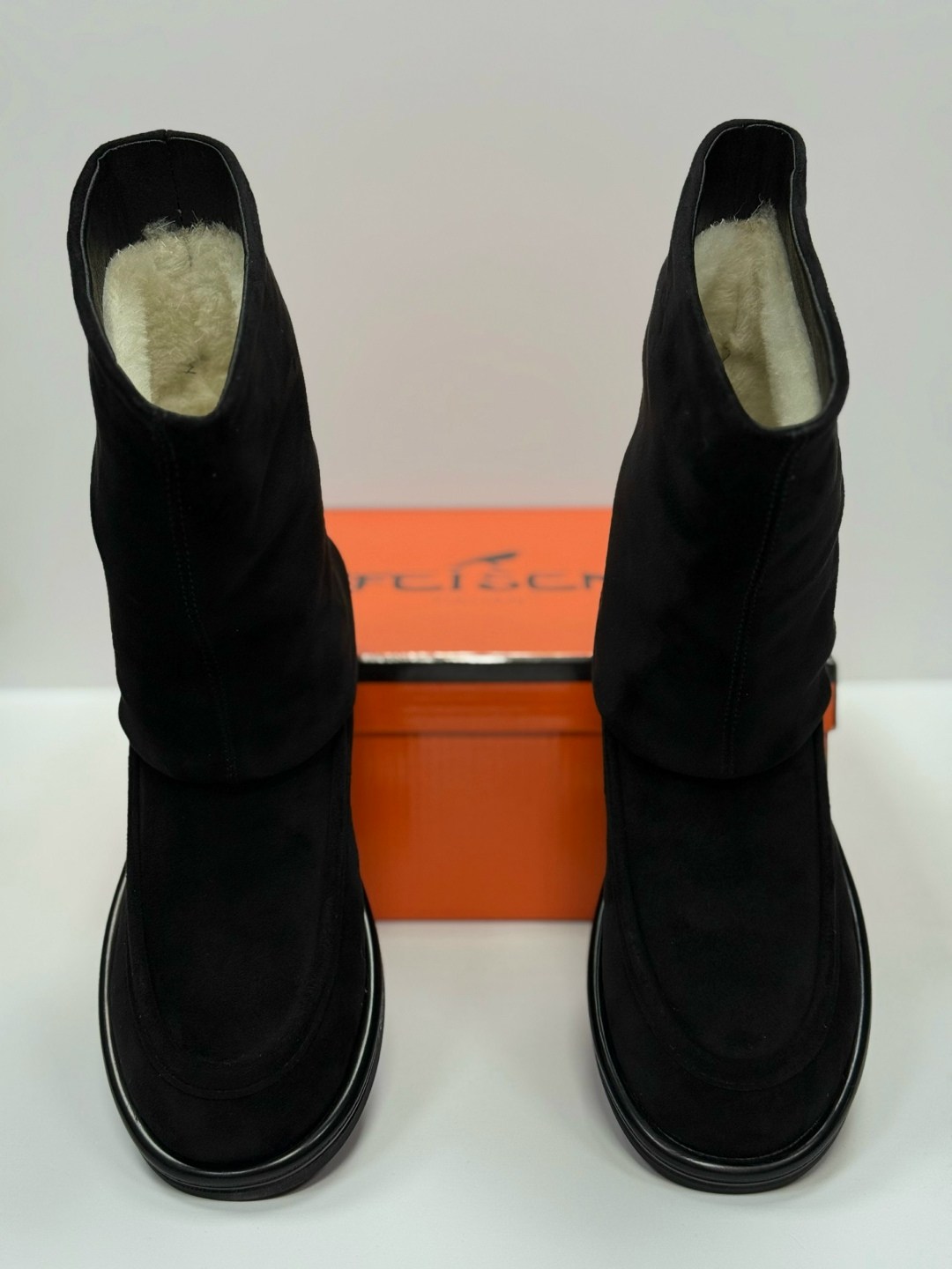 сапоги hermes,сапоги,женские сапоги,женские замшевые сапоги hermes premium black,сапожки