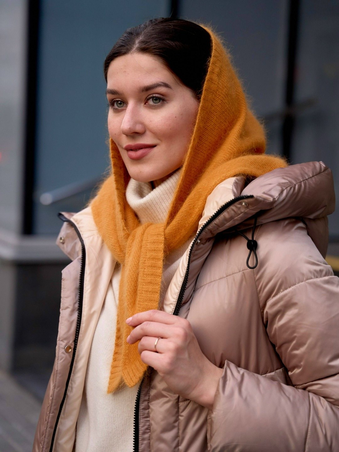 бактус пух норки,бактус из пуха норки,женские кашемировые шарфы,вязаная косынка,шарф женские