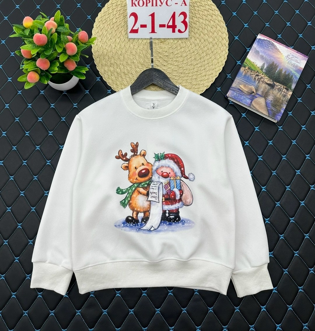 кофта новогодняя,cвитшот для девочки,кофта для девочек,новогодняя толстовка,толстовки свитшот