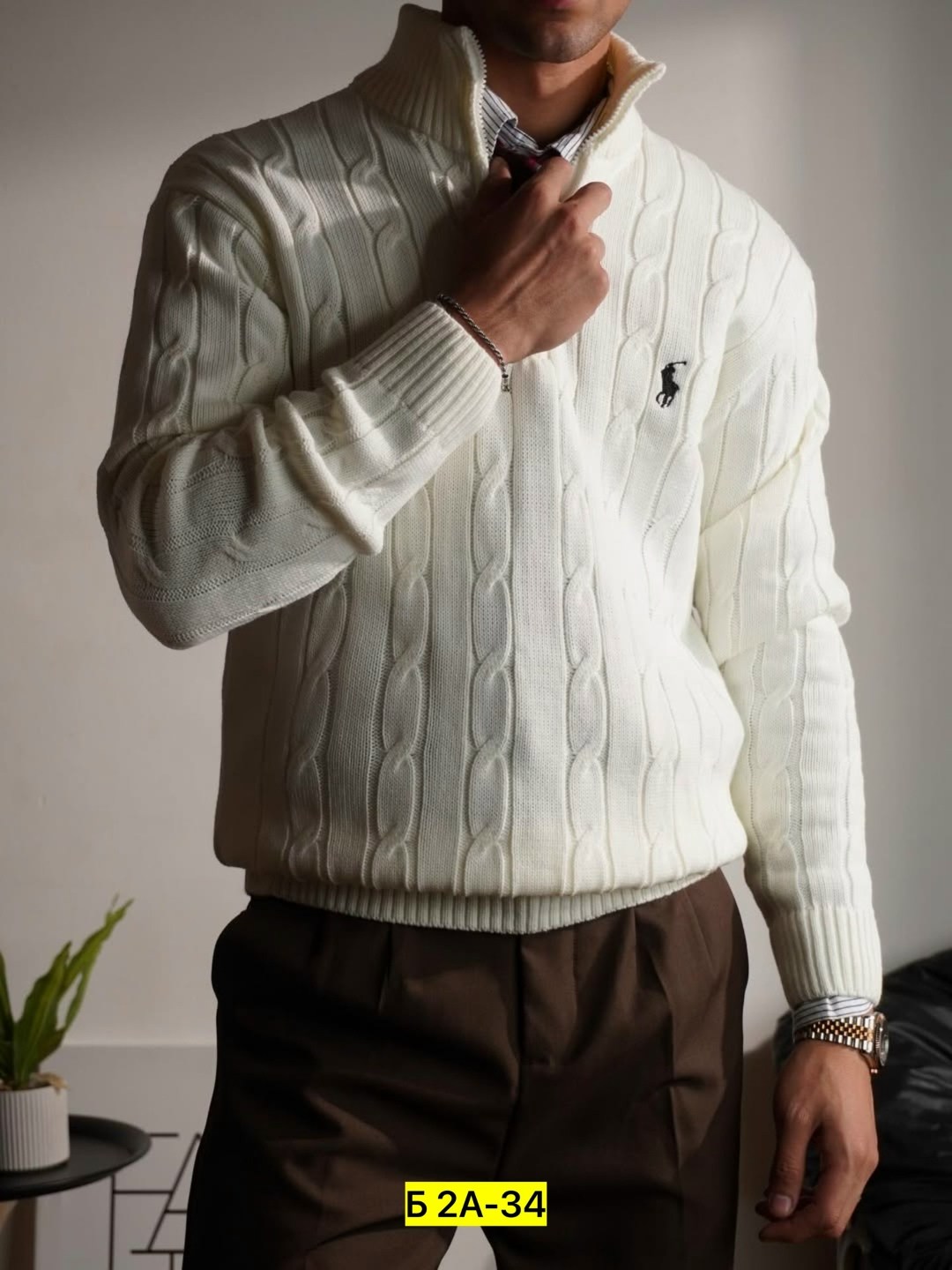 polo ralph lauren cable knit cotton quarter zip sweater,polo ralph lauren cable knit cotton quarter zip sweater in natural,мужской свитер,свитер polo ralph lauren,cable knit sweater ralph lauren mens