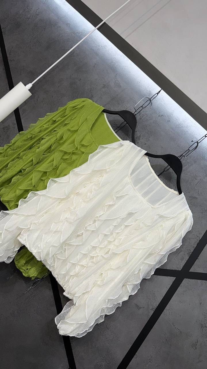 блузка с оборками,женская шифоновая блузка с оборками,блузка с рюшами,шифоновая блузка,блузка zanzea женская с оборками