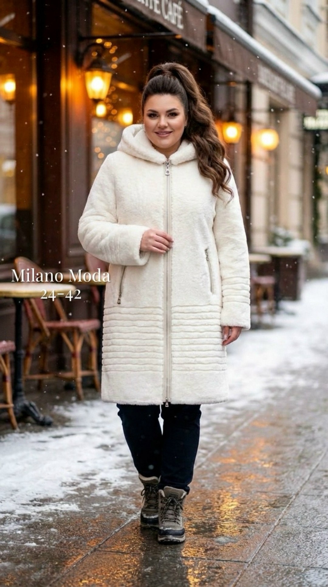 дубленка искусственная klasika moda 2418,зимнее пальто дубленка с капюшоном dana zana,пальто зимнее,дублёнка,дубленка двусторонняя