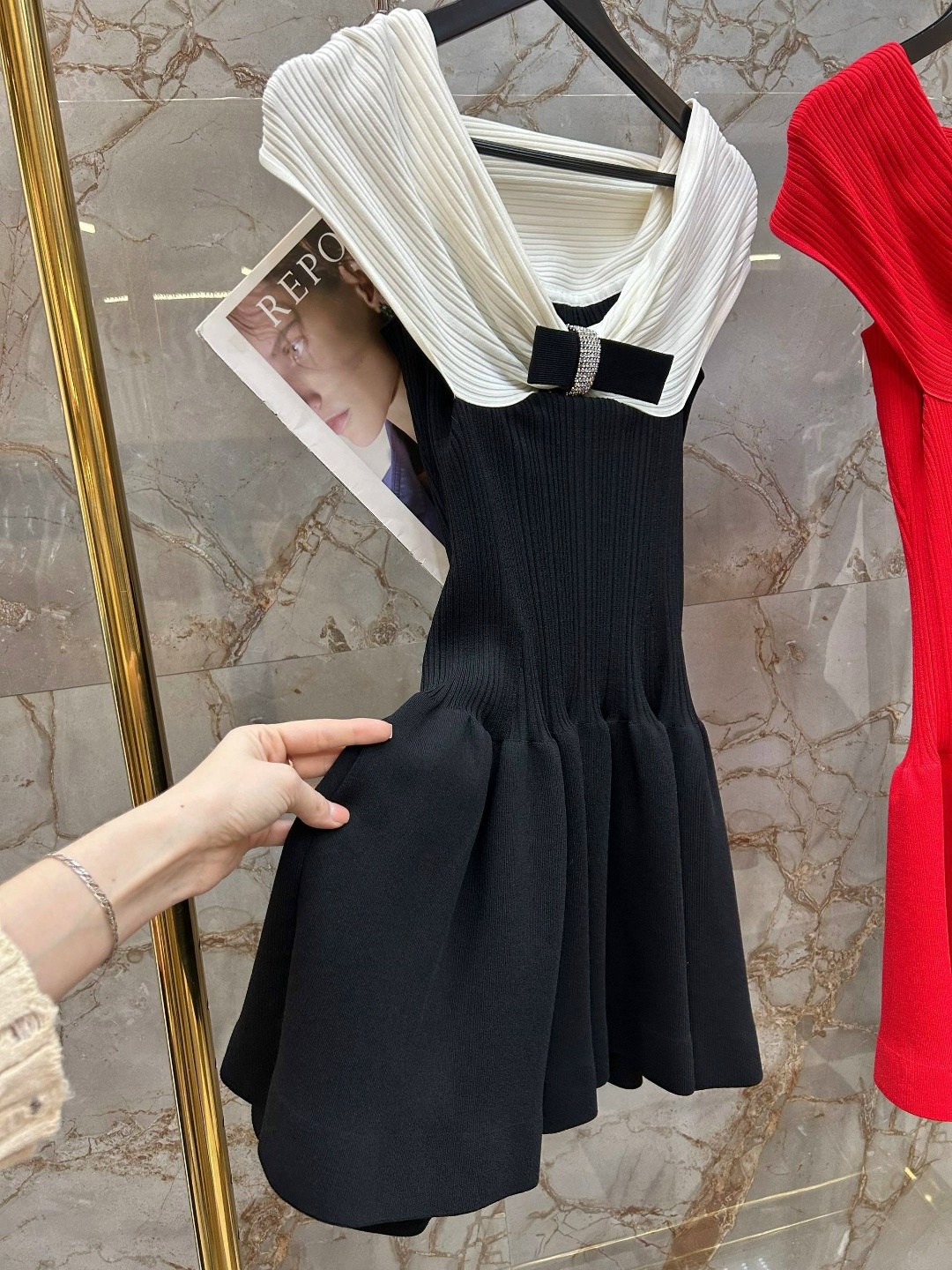 платье с бантом,платья мини,платье,платье красное,короткие платья