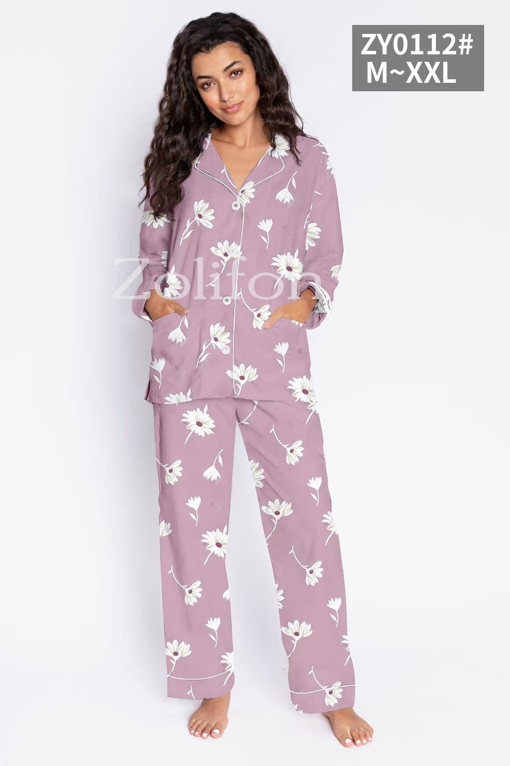 пижама женская (рубашка, брюки) kaftan "котики" розовая,пижамы женски,пижама,женская пижама,пижама женская комплект